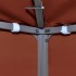 Toldo de cenador 2 niveles terracota 310 g/m² 3x3