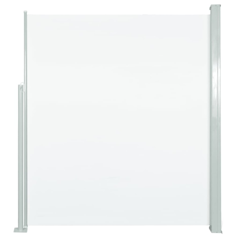 Toldo lateral retráctil de jardín crema160x300