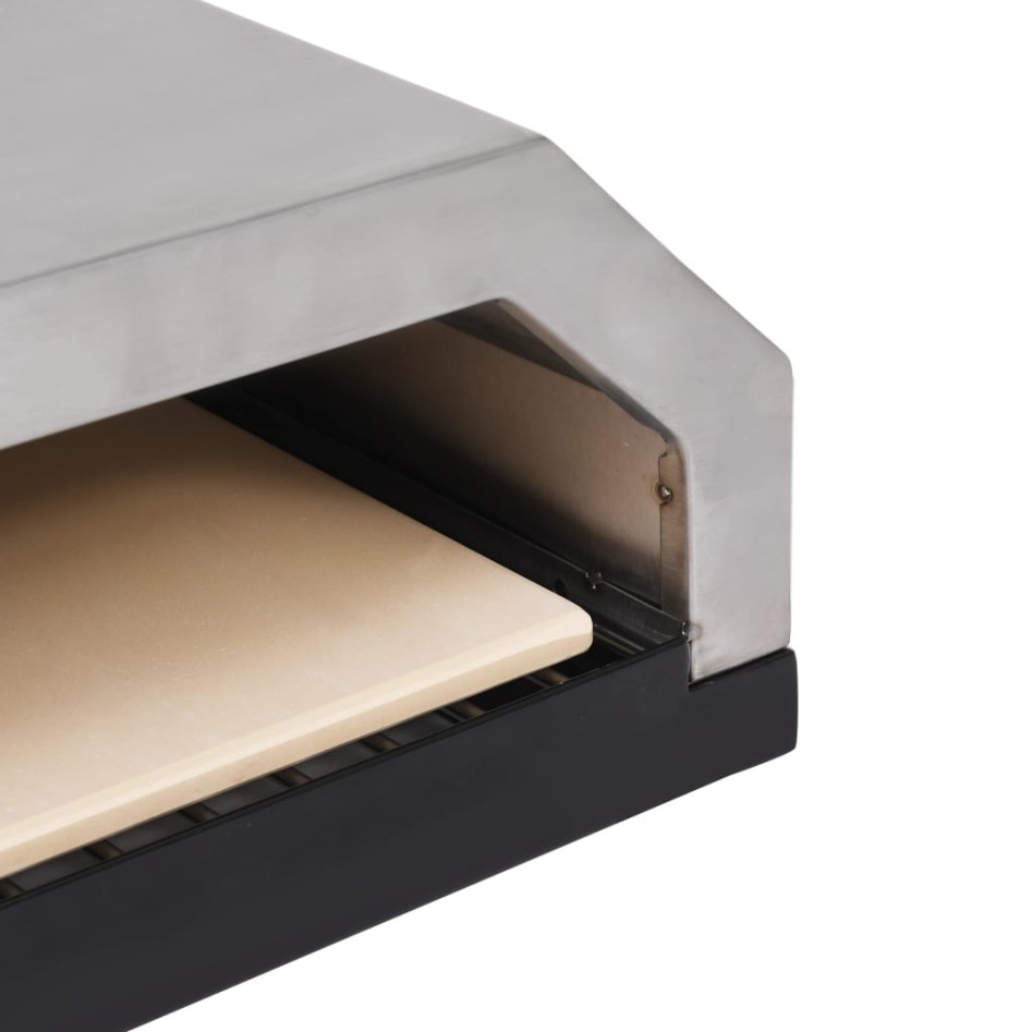 Horno de pizza con piedra de cerámica para barbacoa carbón