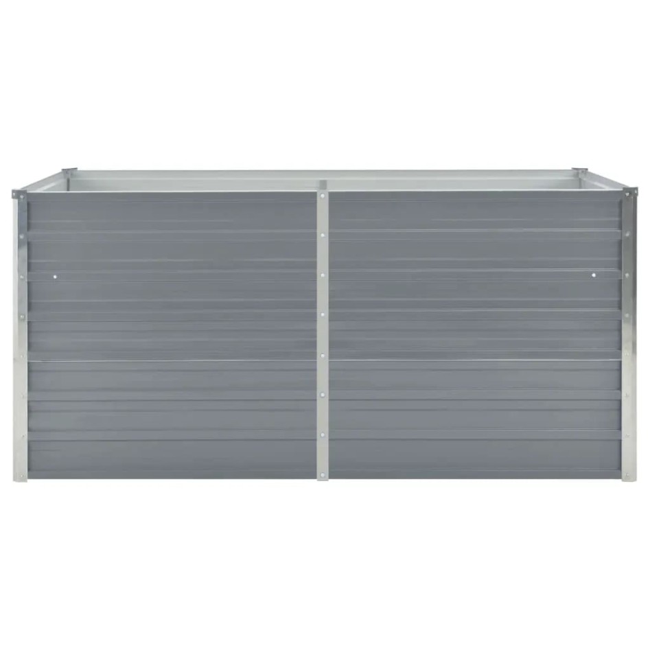 Jardinera elevada 160x80x77 cm acero galvanizado