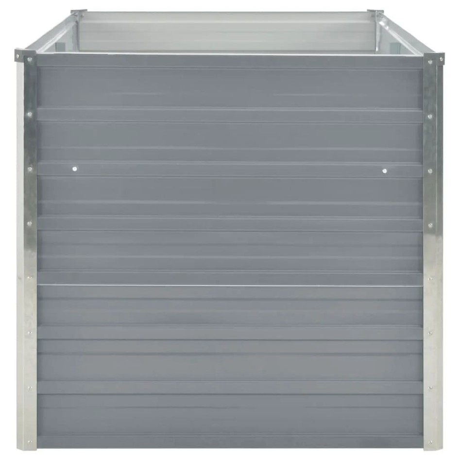 Jardinera elevada 160x80x77 cm acero galvanizado