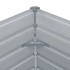 Jardinera elevada 160x80x77 cm acero galvanizado