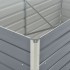 Jardinera elevada 160x80x77 cm acero galvanizado