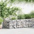 Jardinera de gaviones de acero 180x90x50