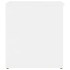 Baúl almacenaje madera contrachapada blanco brillo 84x42x46