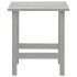 Silla con otomana y mesa jardín Adirondack abeto macizo