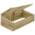 Invernadero de madera de pino impregnada 100x50x35