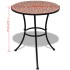 Mesa de bistro de mosaico terracota 60