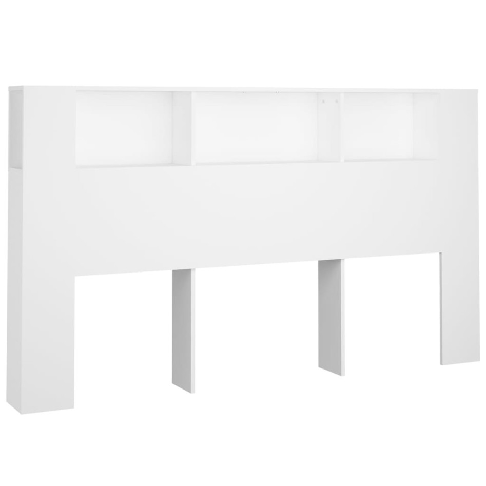 Mueble cabecero blanco 180x18,5x104,5