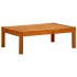 Mesa de jardín de madera de acacia maciza 85x57x29