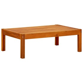 Mesa de jardín de madera de acacia maciza 85x57x29