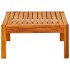 Mesa de jardín de madera de acacia maciza 85x57x29