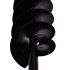 Taladro Negro De Tierra De Acero Con Mango 120 mm Espiral