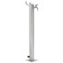Columna de agua de jardín acero inoxidable redonda 95