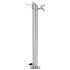 Columna de agua de jardín acero inoxidable redonda 95