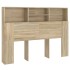 Mueble cabecero color roble Sonoma 140x19x103,5