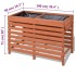 Jardinera de madera 100x50x71