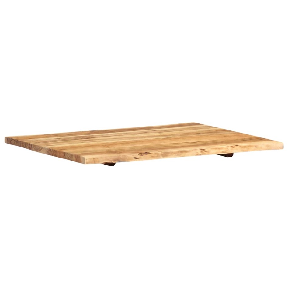 Superficie de mesa de madera maciza de acacia 80x(50-60)x2,5