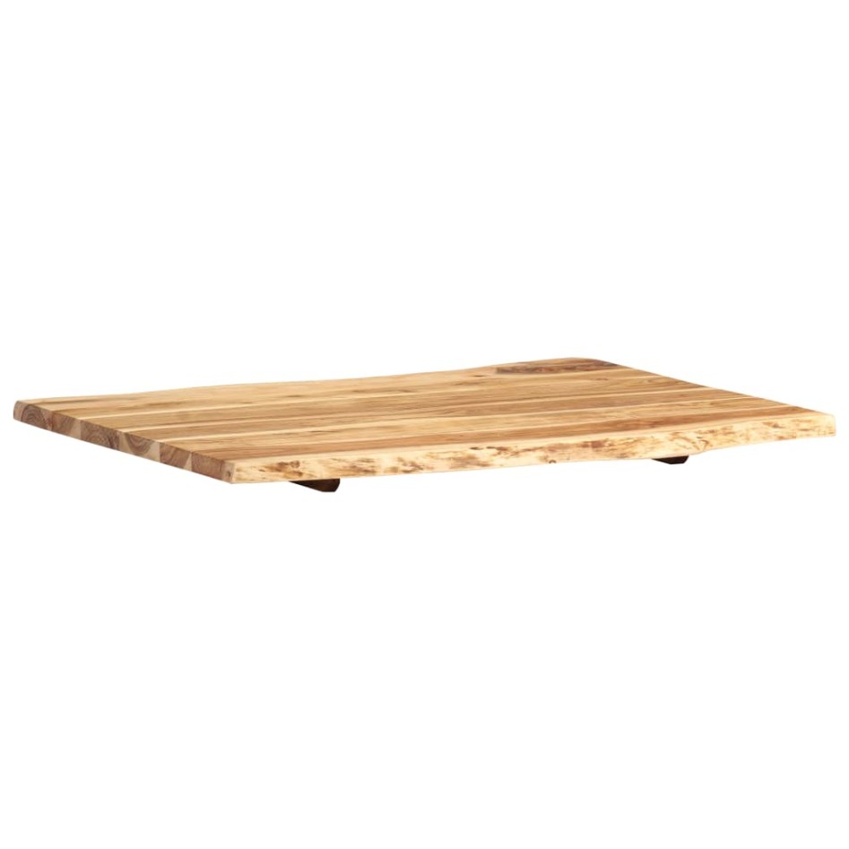 Superficie de mesa de madera maciza de acacia 80x(50-60)x2,5