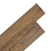 Lamas para suelo autoadhesivas PVC marrón nogal 5,02 m² 2 mm