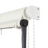 Toldo retráctil con LED color crema 300x150