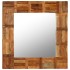 Espejo de pared de madera maciza reciclada 60x60