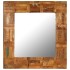 Espejo de pared de madera maciza reciclada 60x60