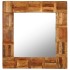 Espejo de pared de madera maciza reciclada 60x60