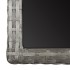 Mesa de jardín vidrio y ratán sintético antracita 110x53x72