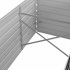 Arriate de acero galvanizado gris antracita 240x80x45