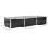 Arriate de acero galvanizado gris antracita 240x80x45