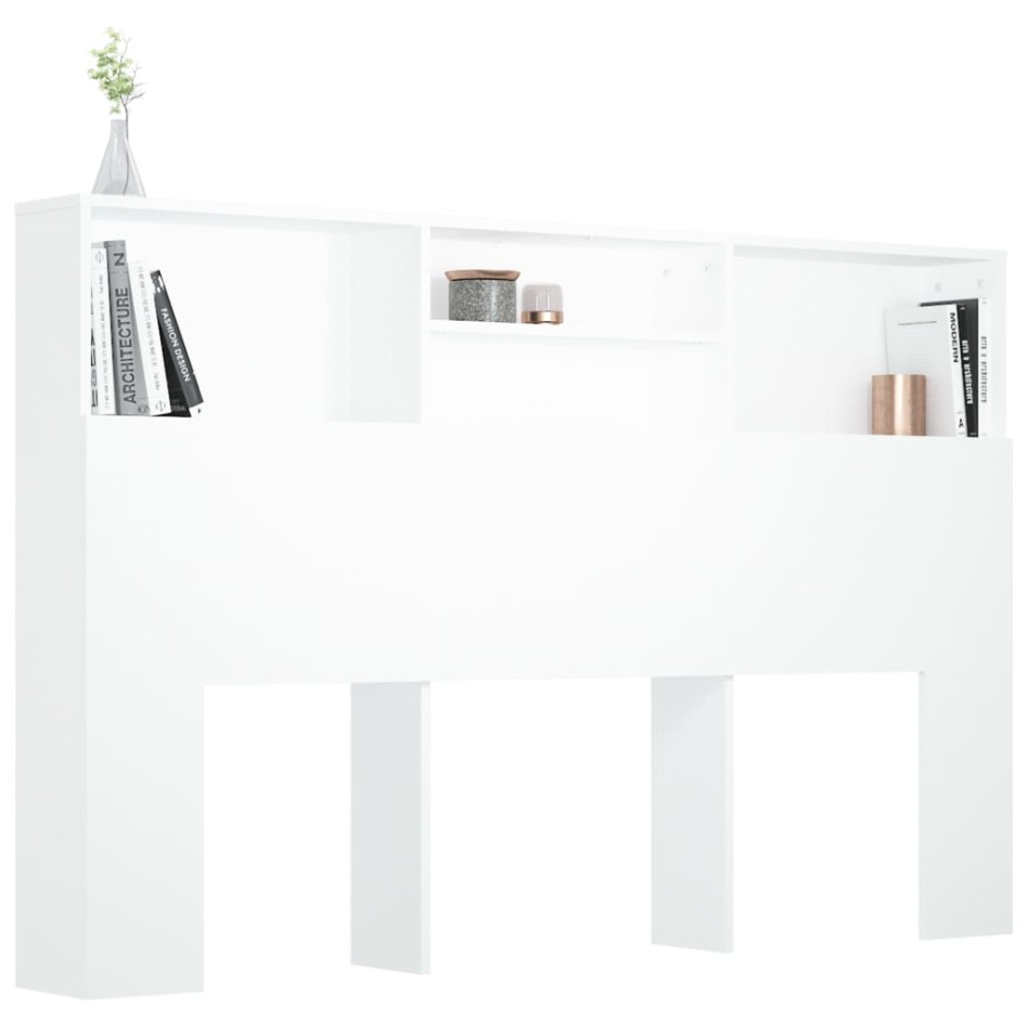 Mueble cabecero blanco 160x19x103,5