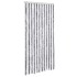 Cortina mosquitera gris y blanco chenilla 100x220
