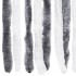 Cortina mosquitera gris y blanco chenilla 100x220