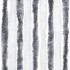 Cortina mosquitera gris y blanco chenilla 100x220