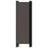 Biombo divisor de 6 paneles gris antracita 300x180