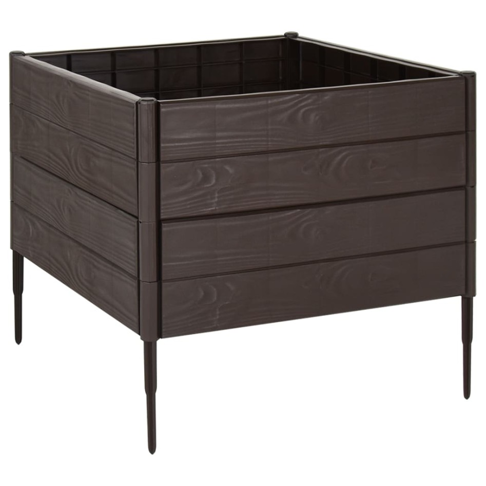 Arriate de jardín polipropileno 120x120x20