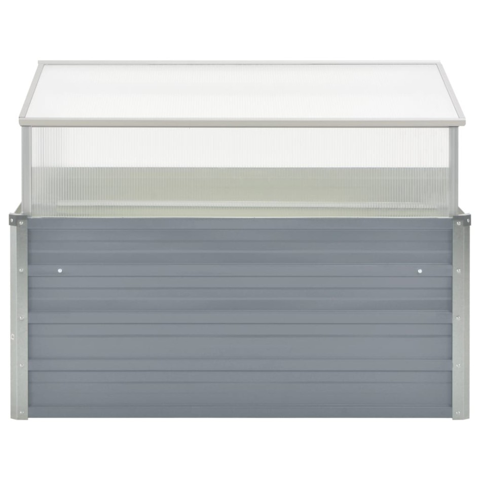 Invernadero 100x100x85 cm acero galvanizado