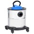 Aspiradora de cenizas filtro HEPA 1200 W 20 L acero