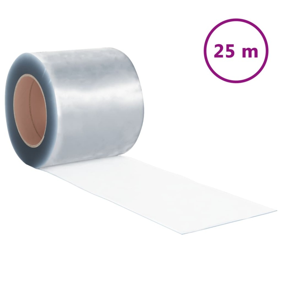 Rollo de cortina de tiras PVC 2mm x 200mm 25