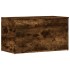 Baúl almacenaje madera contrachapada roble ahumado 84x42x46