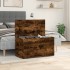Baúl almacenaje madera contrachapada roble ahumado 84x42x46