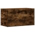 Baúl almacenaje madera contrachapada roble ahumado 84x42x46