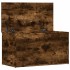 Baúl almacenaje madera contrachapada roble ahumado 84x42x46