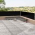 Toldo lateral retráctil negro 117x1200