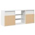 Mueble para TV con luces LED blanco 120x30x50