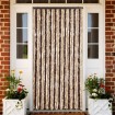 Cortina mosquitera beige y marrón claro chenilla 90x220 cm