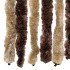 Cortina mosquitera beige y marrón claro chenilla 90x220