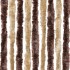 Cortina mosquitera beige y marrón claro chenilla 90x220