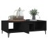 Mesa de centro madera contrachapada negro 103,5x60x35